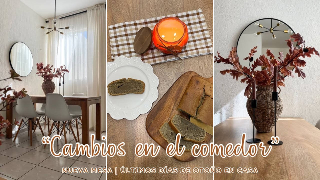 HOGAR ACOGEDOR + UN NUEVO RINCÓN PARA COMPARTIR ✨ PAN DE CALABAZA QUE HUELE A HOGAR🍂 