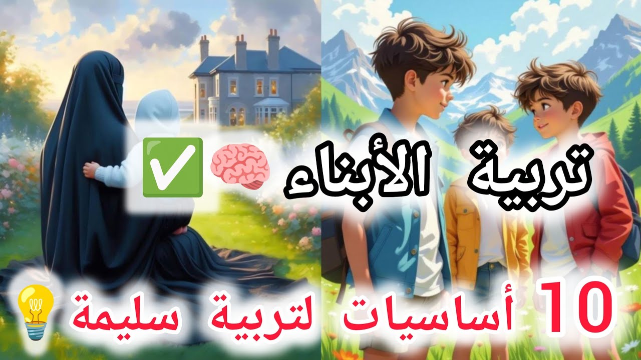كيف أربي أولادي تربية سليمة و صحيحة ✅10 خطوات أساسية لتربية الأبناء بطريقة ذكية 💡