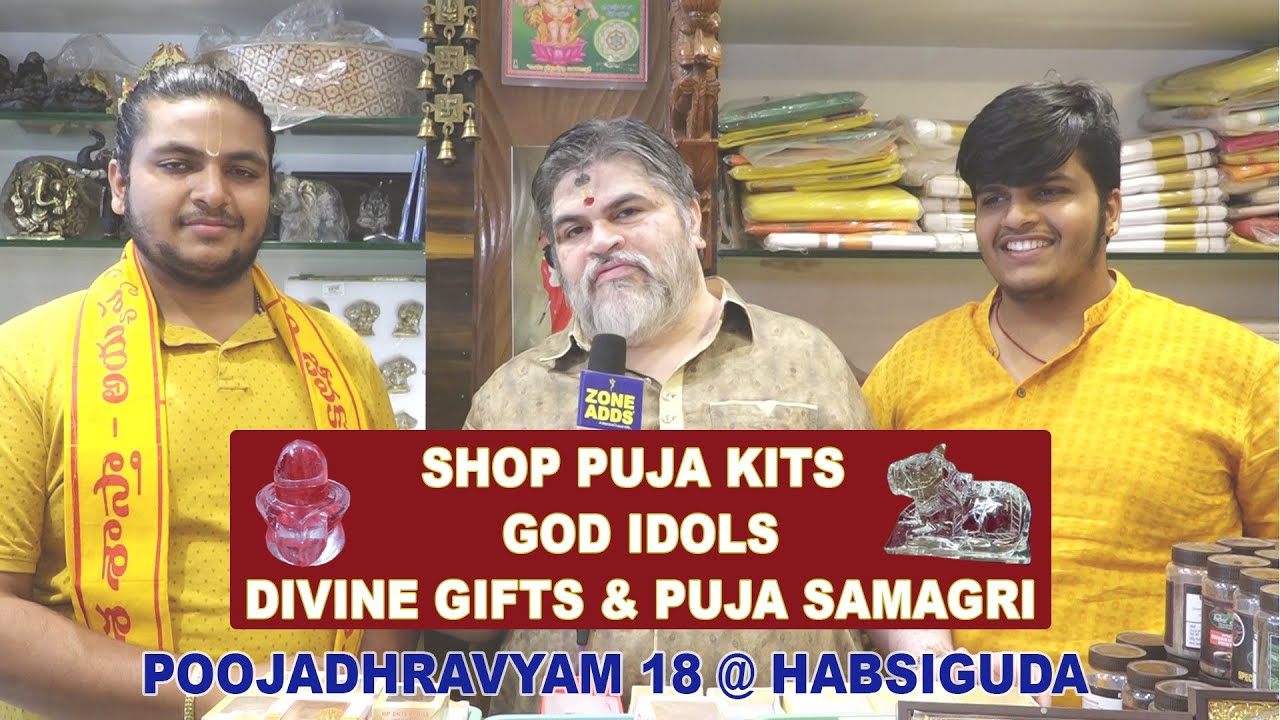 Pooja Dhravyam 18 | Puja Samagri Store | Habsiguda | 83310 20165 | zoneadds.com