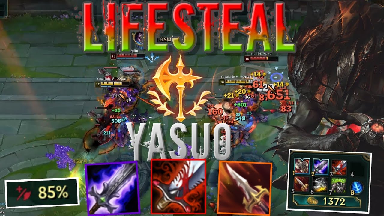 Yavender - Lifesteal Yasuo Montage #1 - CONQUEROR