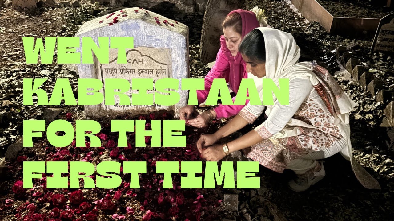 BREAKING ALL THE STEREOTYPES REAGARDING , WOMEN VISITING KABRISTAN
