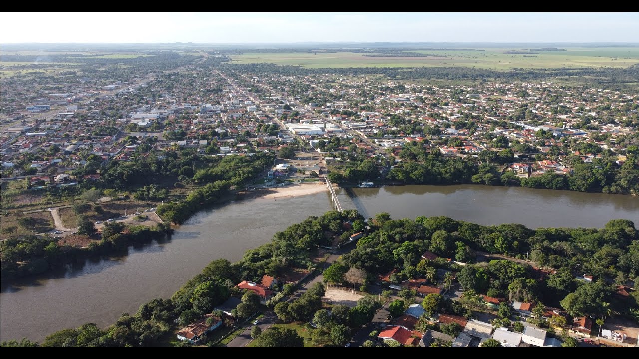 Nova Xavantina - MT Voos de Drone na cidade das praias de rio e das cachoeiras