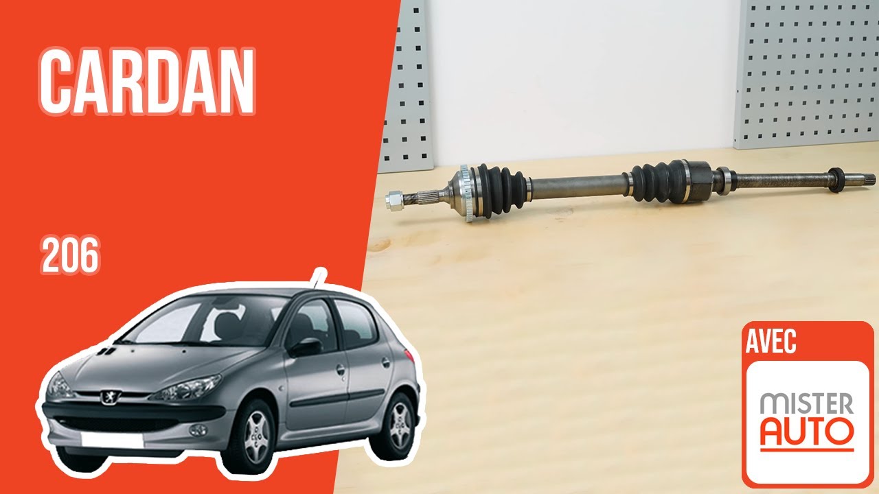 Changer le cardan Peugeot 206 🚗
