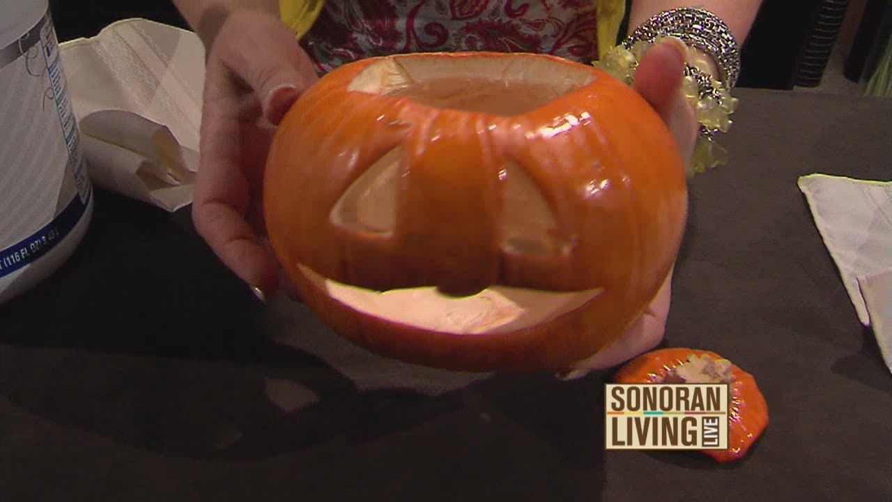 Terri O shares how to preserve your carved pumpkin this season