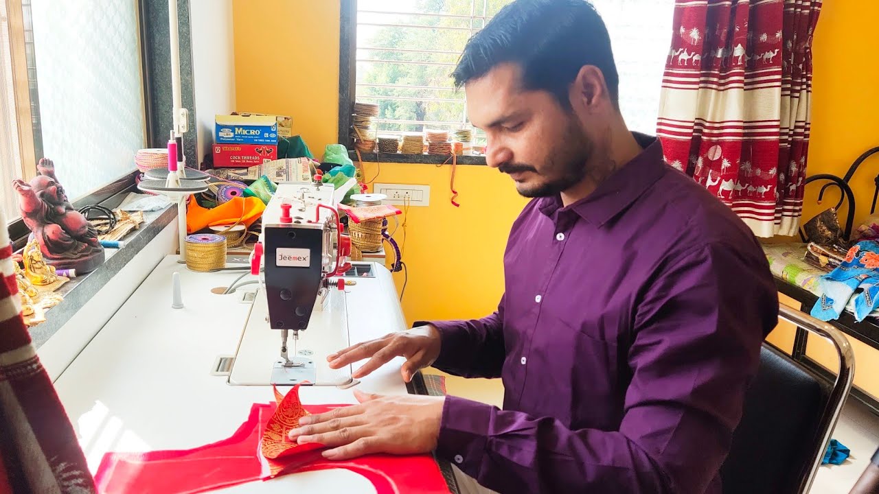 Easy blouse design cutting and stitching back neck