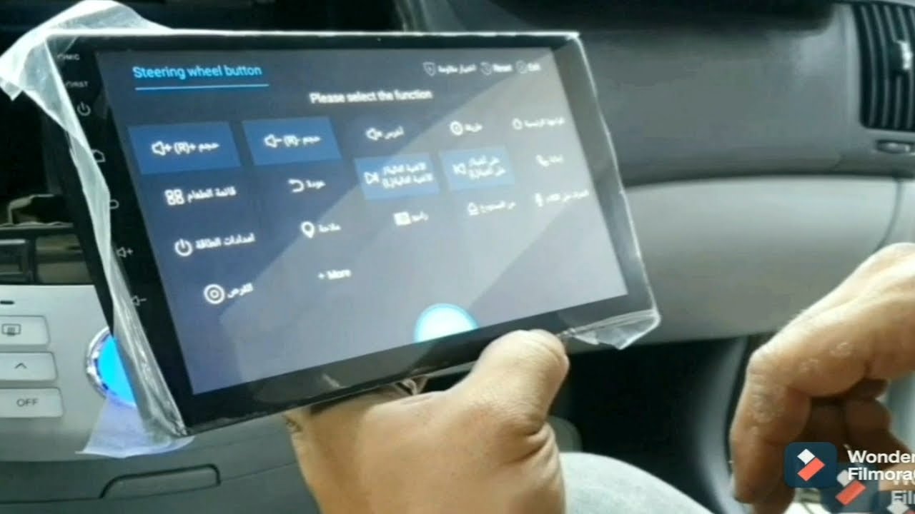 شاشه اندرويد في سياره هيونداي النترا HD رام 1جيجا ومساحه داخليه 16 مع كاميرا خلفيه اصليه HD