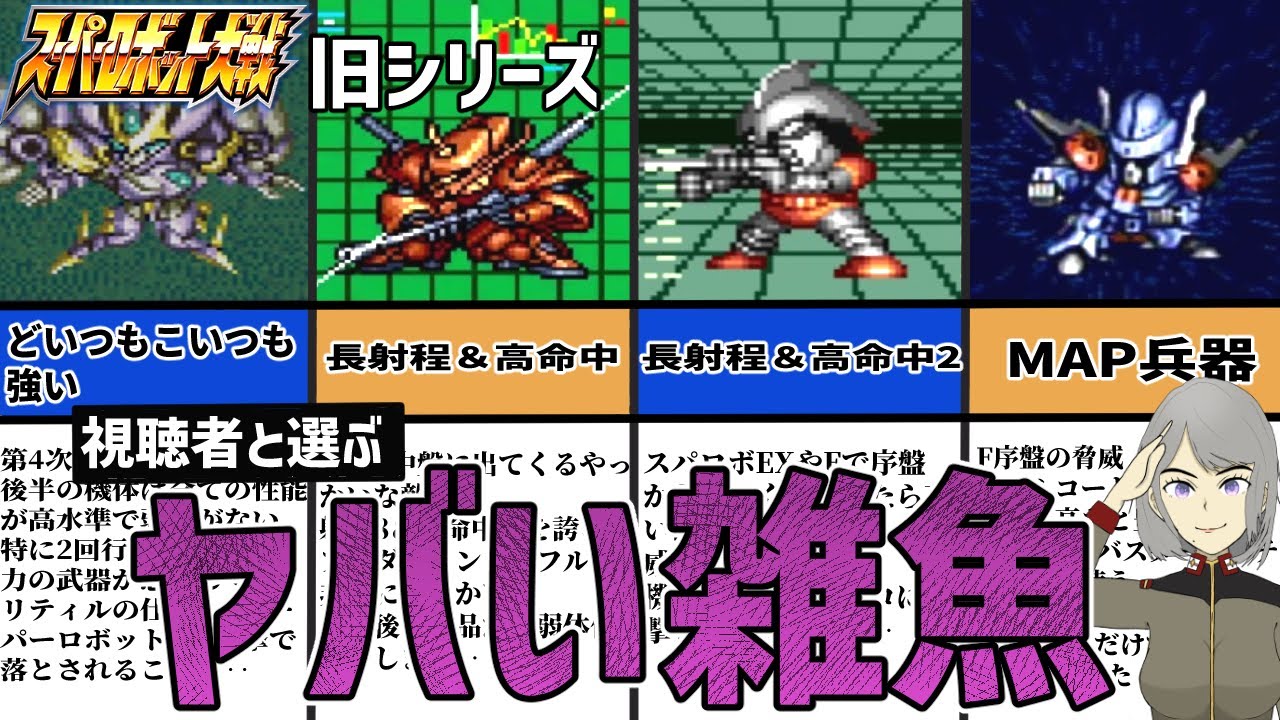 視聴者と選ぶウィンキースパロボのヤバい雑魚達‥