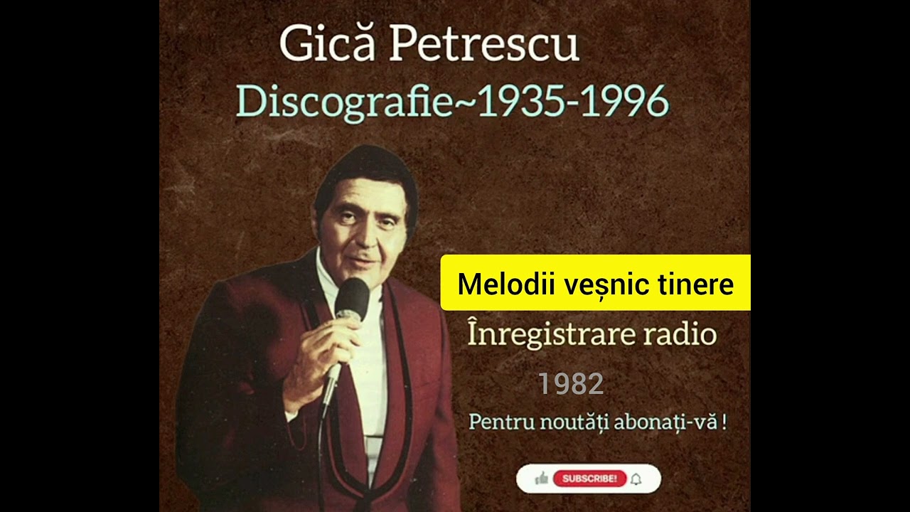 Gică Petrescu - Melodii veșnic tinere - Potpuriu de cantece