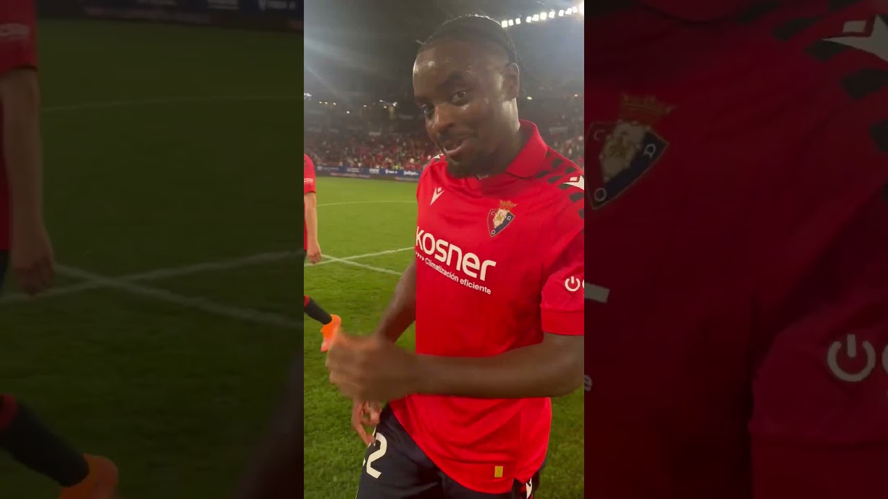 Enzo Boyomo, un cl&aacute;sico #osasuna #osasunagetafe