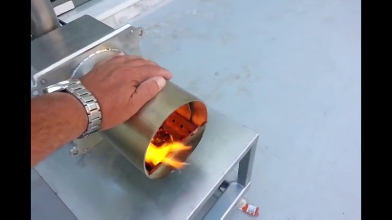 Encendido quemador a Biomasa.