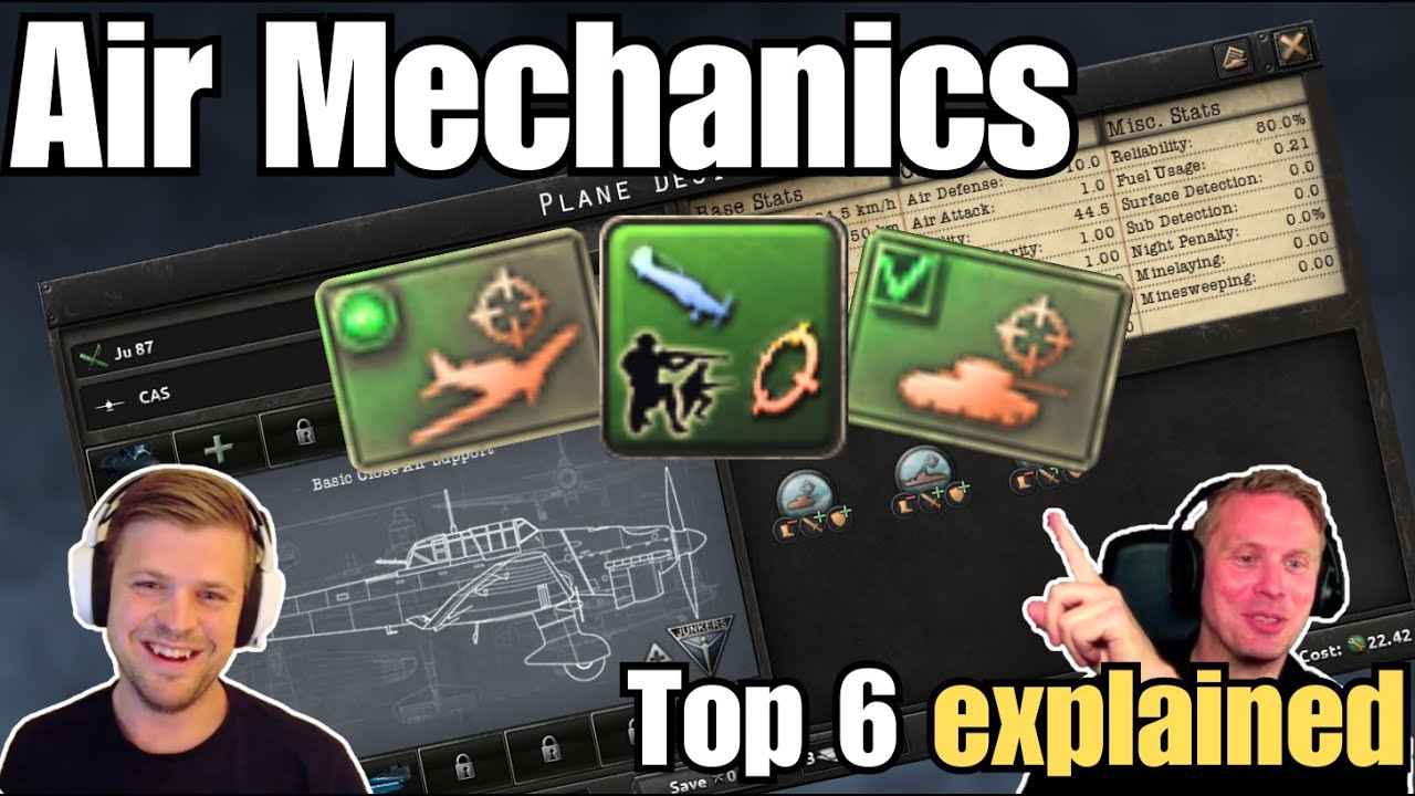 Воздушная механика: объяснение ТОП-6 самых важных механик | Водкаст HOI4
