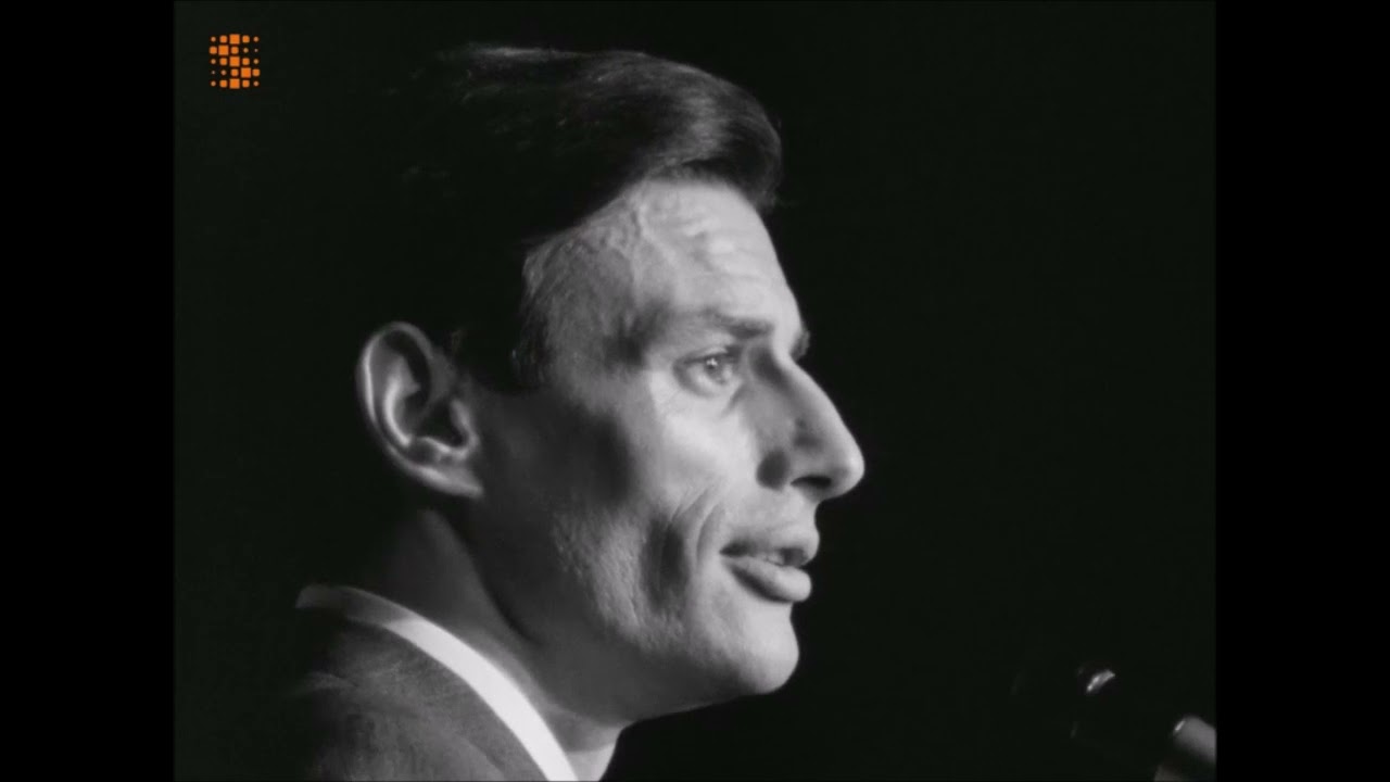 Jean Ferrat | Je ne chante pas pour passer le temps | LIVE 1966