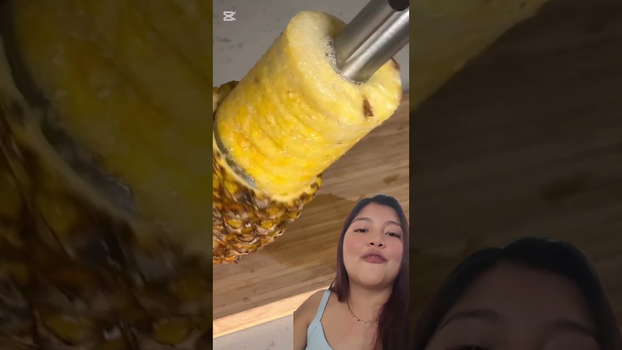 facil forma de pelar una piña 