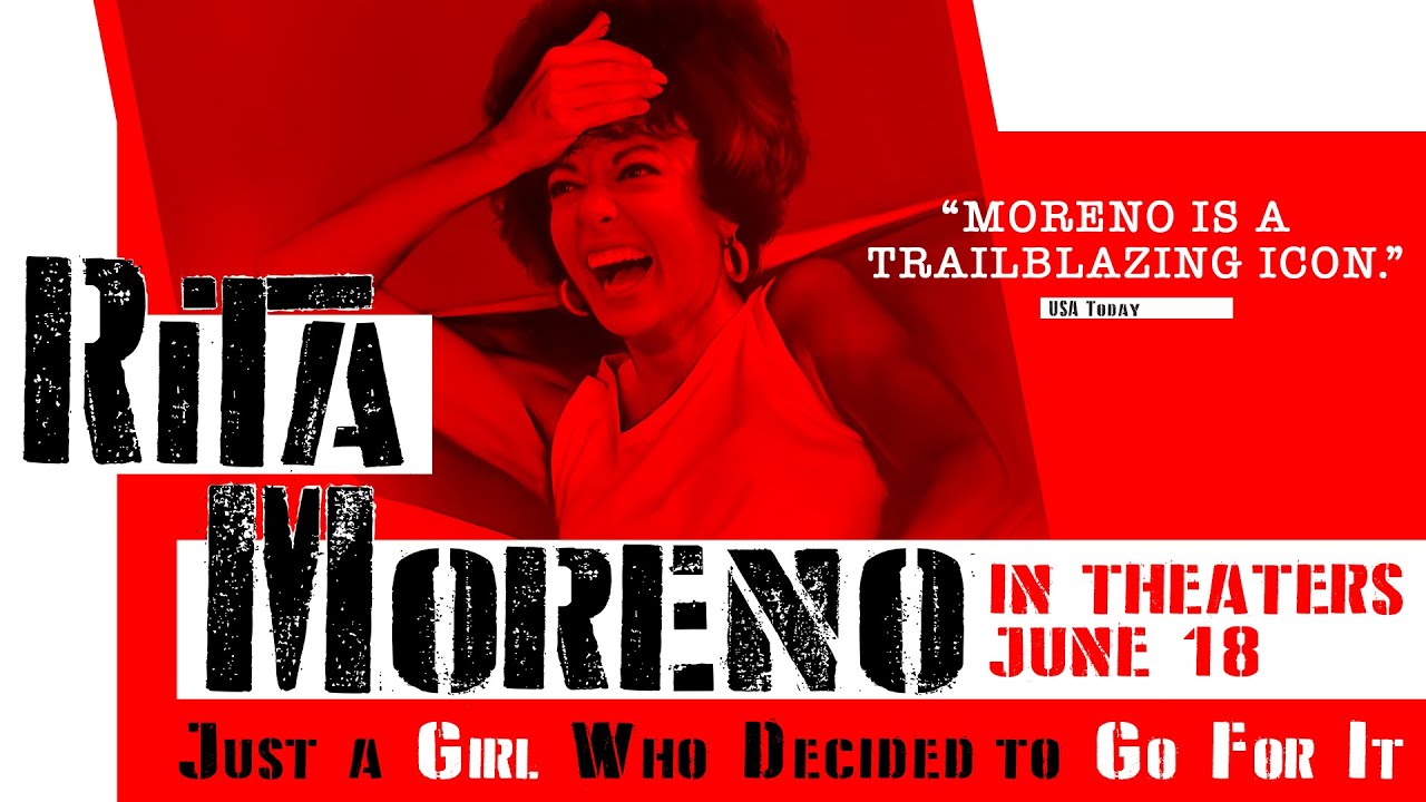Rita Moreno: Just a Girl Who Decided To Go For It -Official Trailer | In Theaters June 18