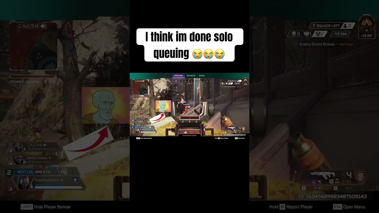 He hit ever note though 😂😂😂 #apexlegends #apex #wattson #soloque #funny #memes #lifeline #gaming