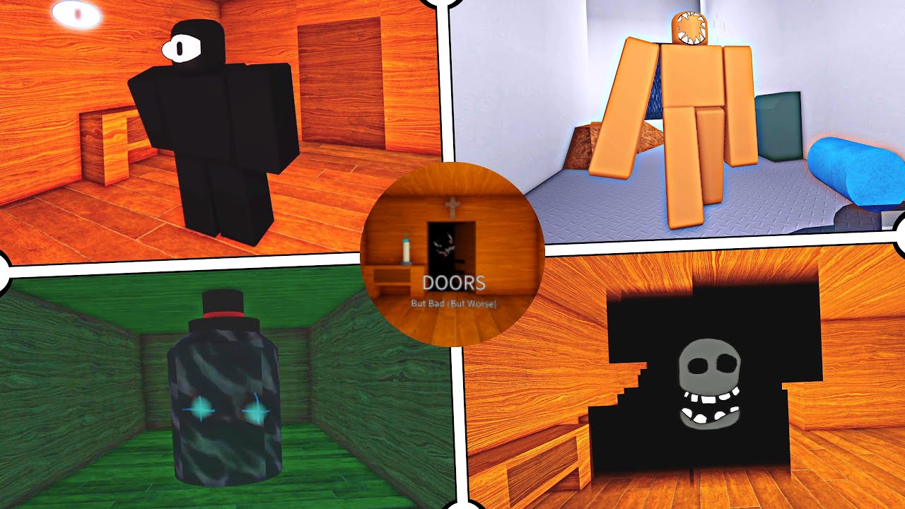 Roblox Doors But Bad But Worse (MOTEL+) - Full Walkthrough + Gameplay