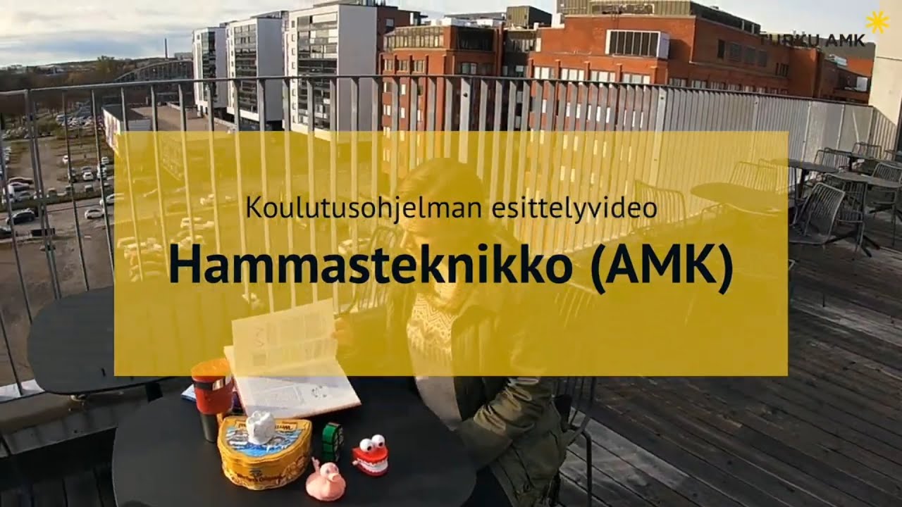 Hammastekniikan koulutusohjelman esittelyvideo