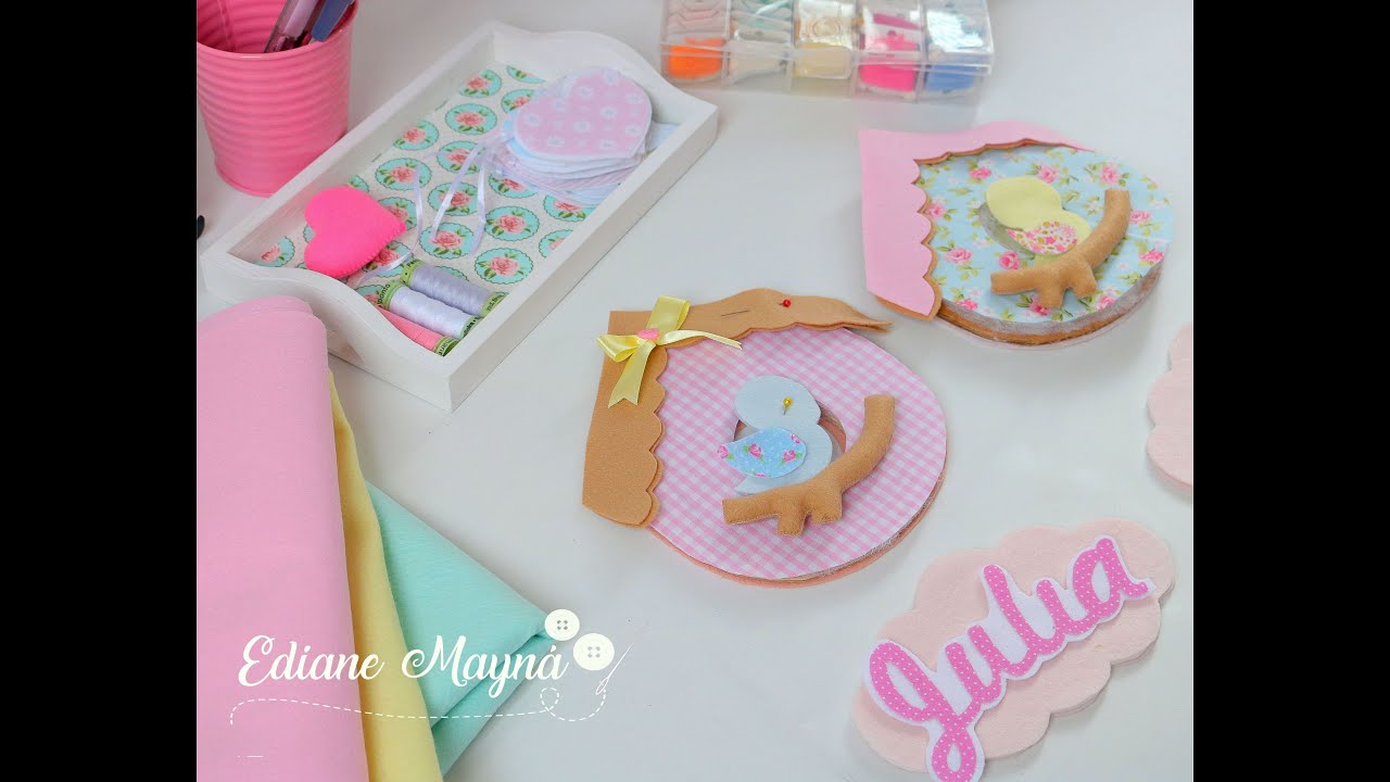 Curso Artesanato em feltro - Casinha de passarinho