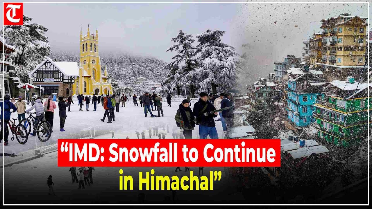 Snowfall to Continue in Shimla, Kangra & Mandi: IMD Predicts Wet Spell