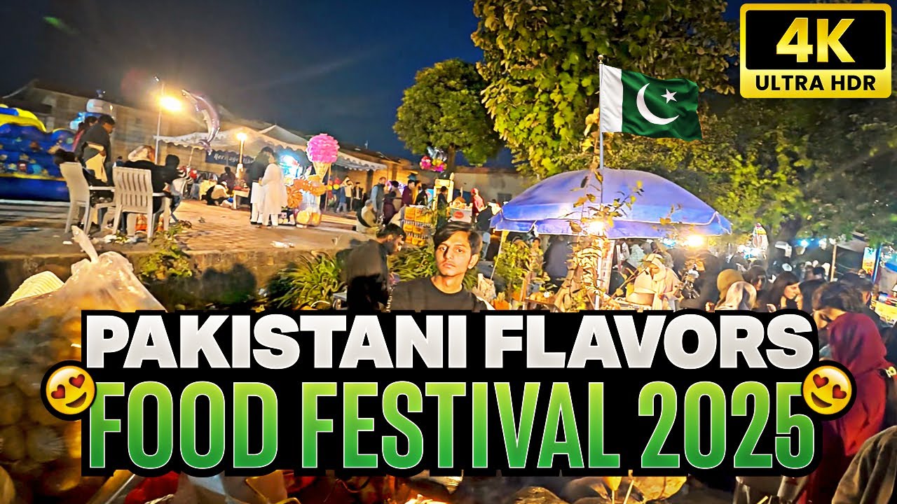 Authentic Pakistani Street Food at Lok Virsa Mella 2025 | 4K Walkthrough
