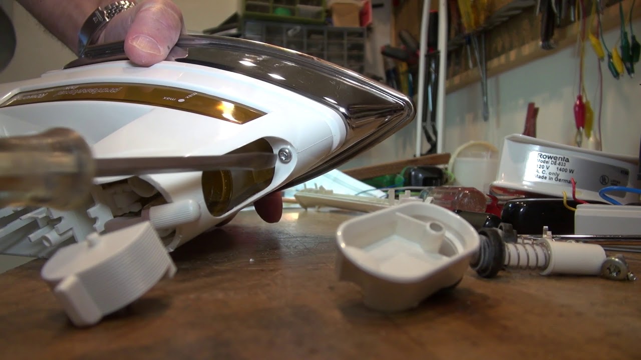 Rowenta DE833 Steam Iron Disassembly Tutorial