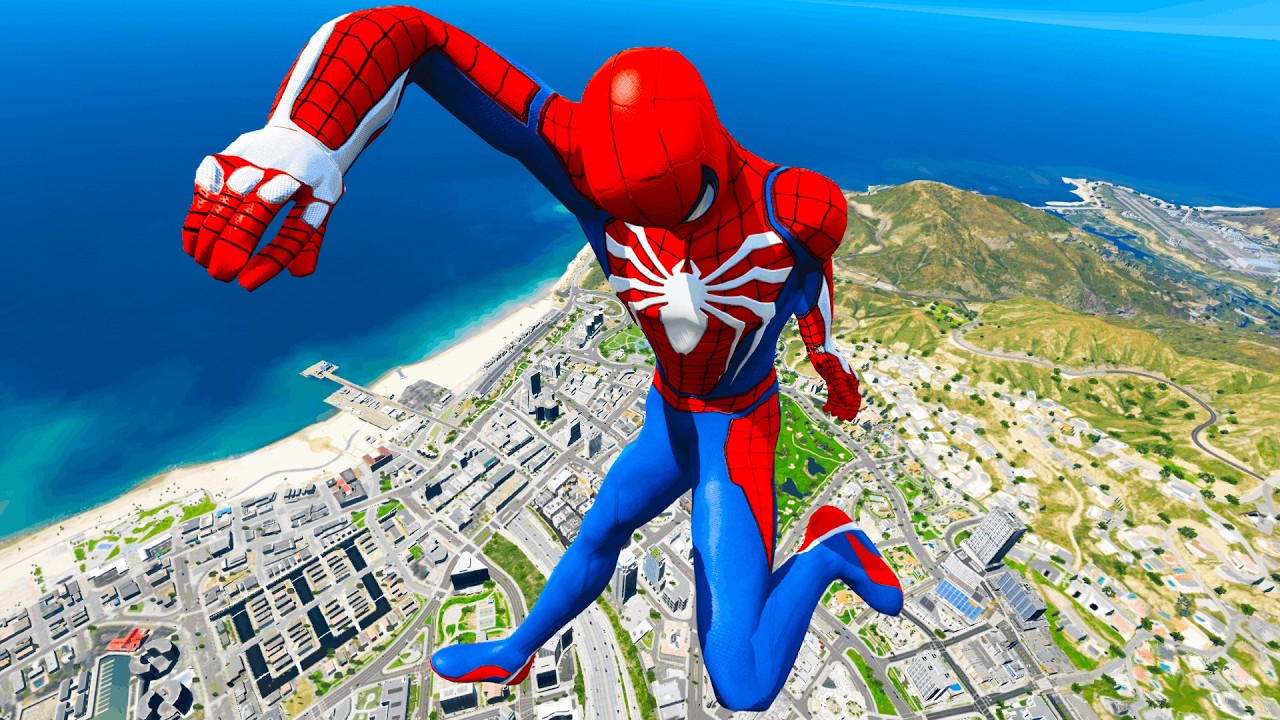 GTA 5 Epic Water Ragdolls | Spiderman Jumps/Fails Funny Moments (Euphoria Physics)