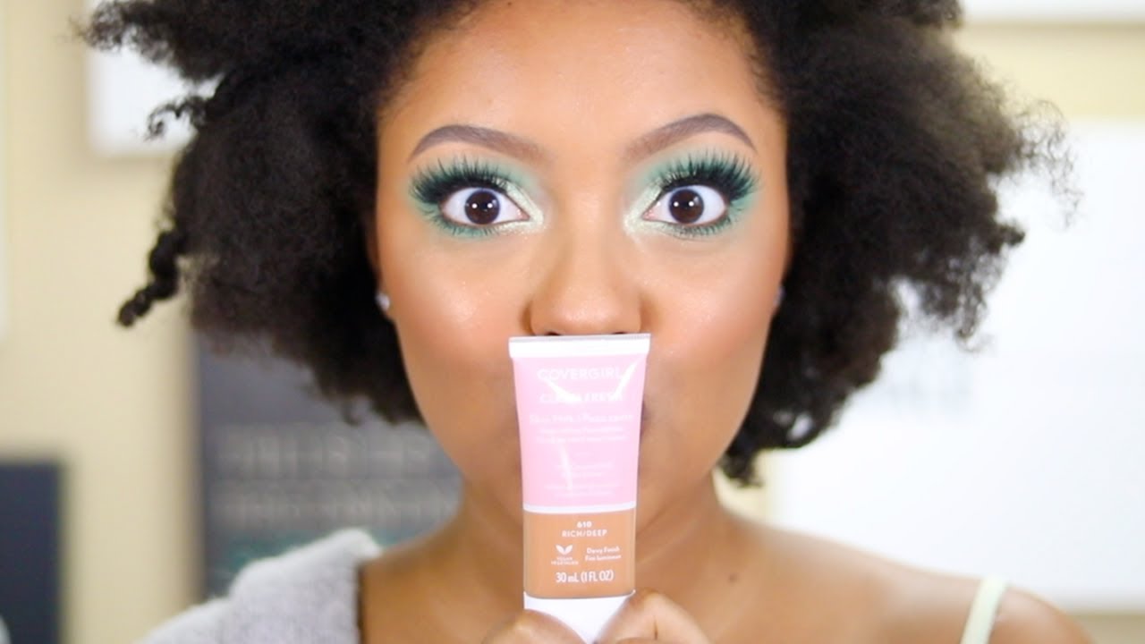 NEW Covergirl Skin Milk Nourishing Foundation Demo First Impressions