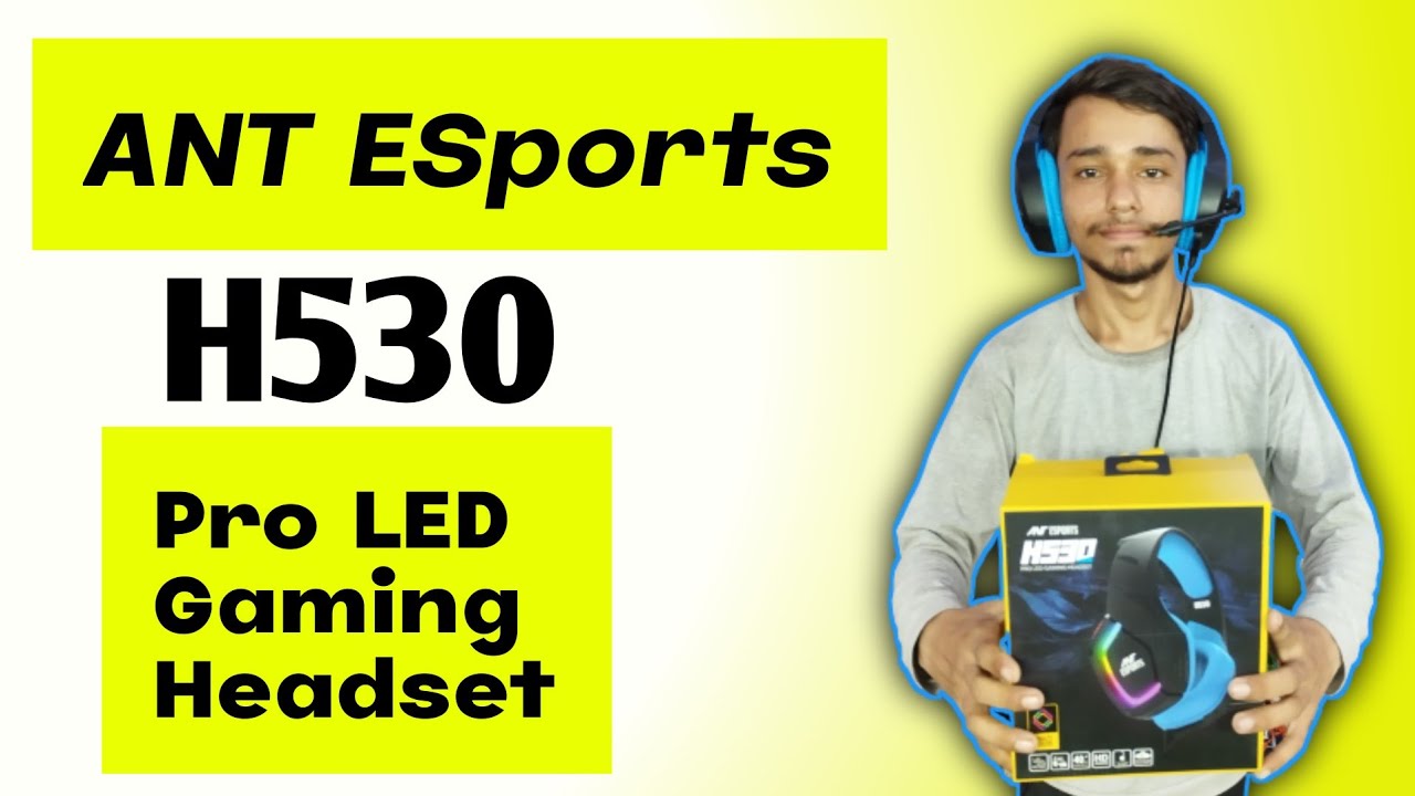 ANT ESPORT H530 Gaming Headset Unboxing &  Review | Best Budget Gaming Headset for 1,200 Rs ??