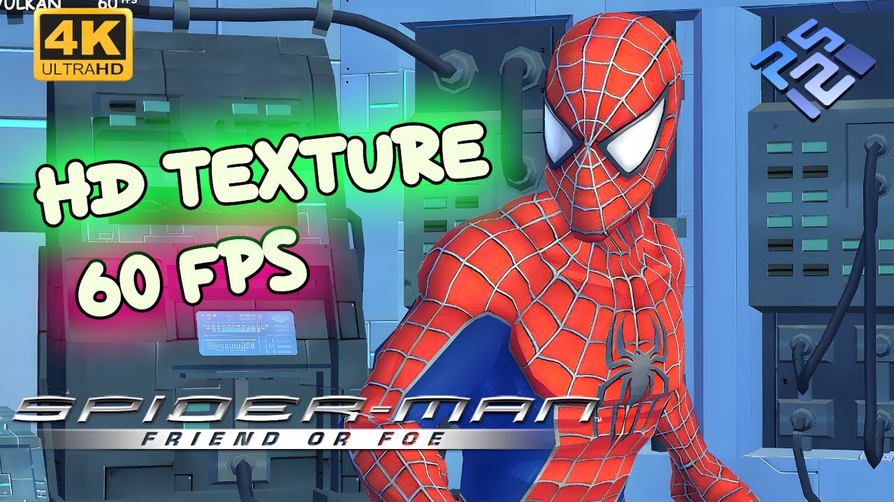 Spider Man: Friend or Foe (PS2) - Best settings Gameplay - Patch 60FPS + HD texture pack 4K (PCSX2)