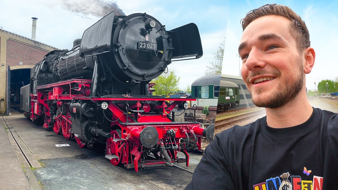 EEN STOOMTREIN STARTEN VAN 71 JAAR OUD!