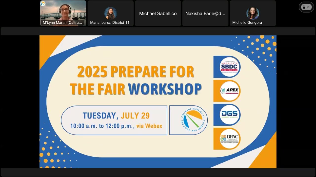 2025 Prepare for the Fair Workshop