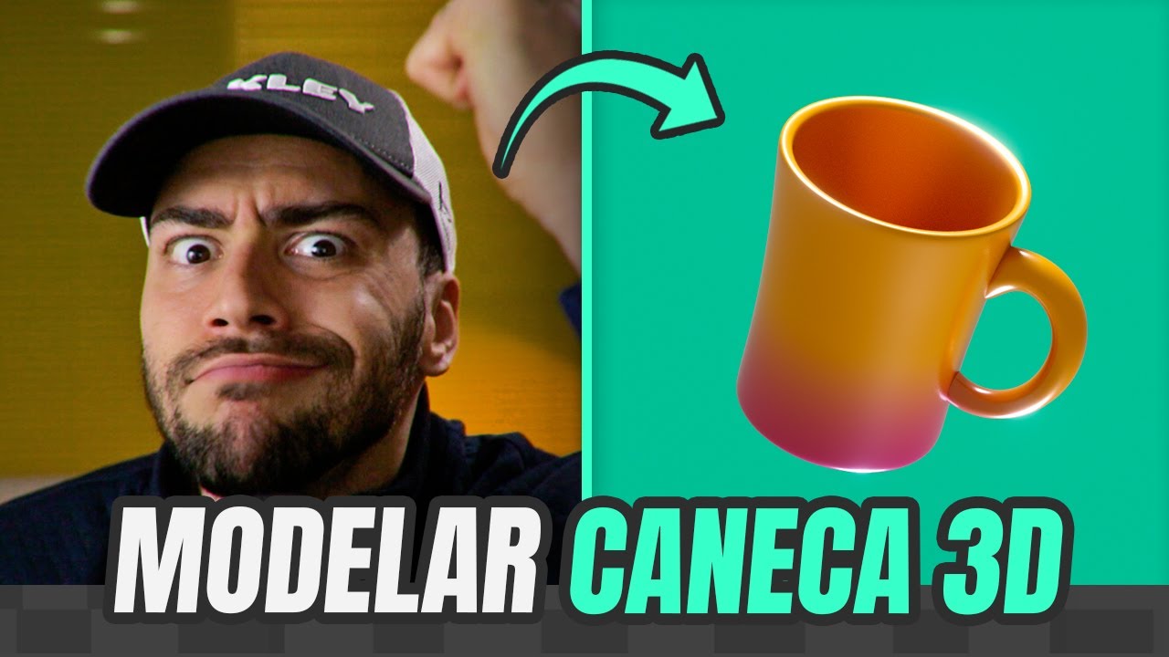 Como MODELAR uma CANECA 3D no Zbrush