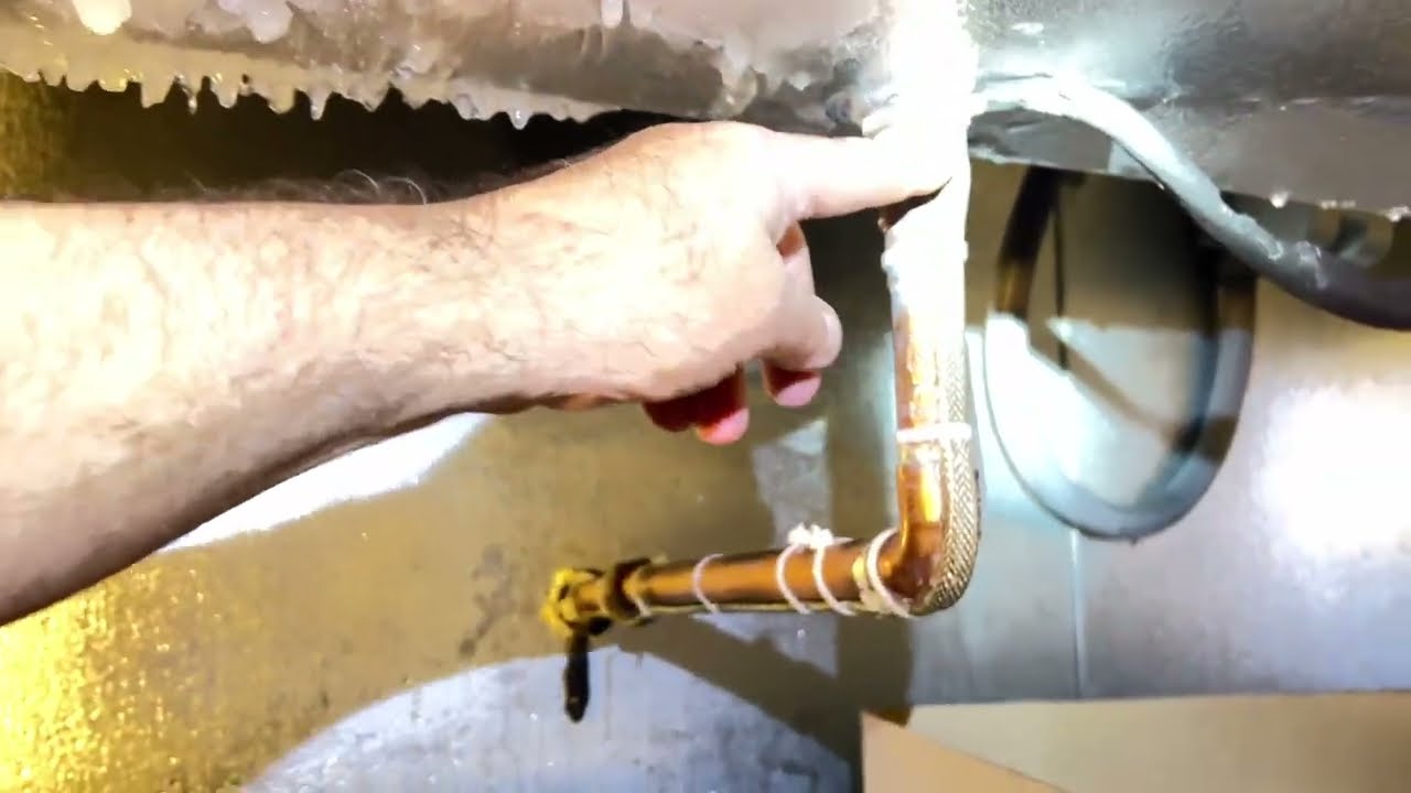 How to Replace a Walk in Freezer Evaporator Drain Pan Heating Element.