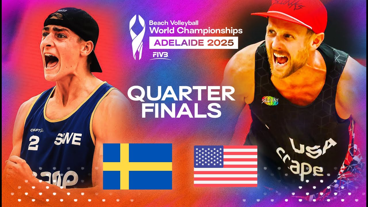 Hölting Nilsson/Andersson, E vs. Schalk/Shaw - World Championships 2025 | Highlights | Quarter Final