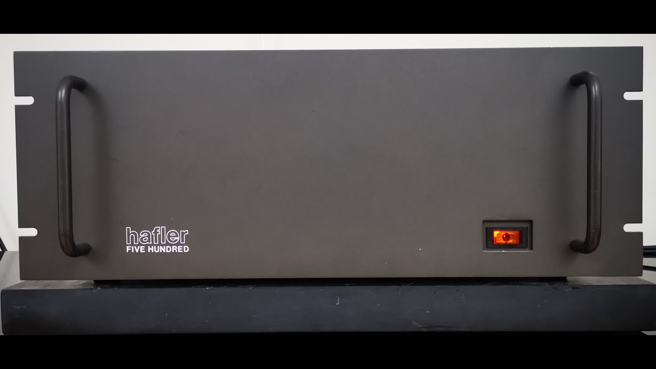 Hafler DH-500 (FIVE HUNDRED) Stereo Power Amplifier (1988)