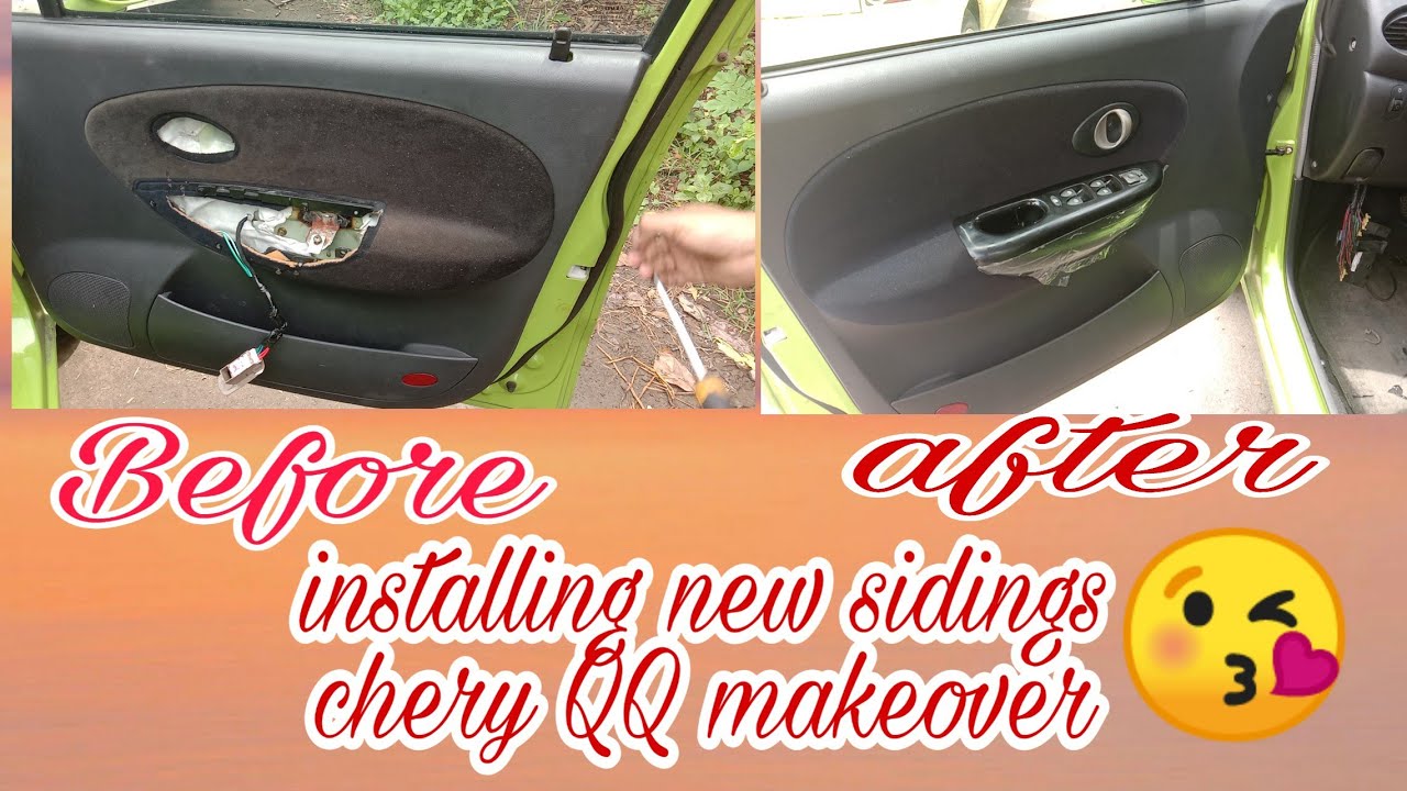Chery QQ installing new sidings(remote control alarm not working)(power window not working)