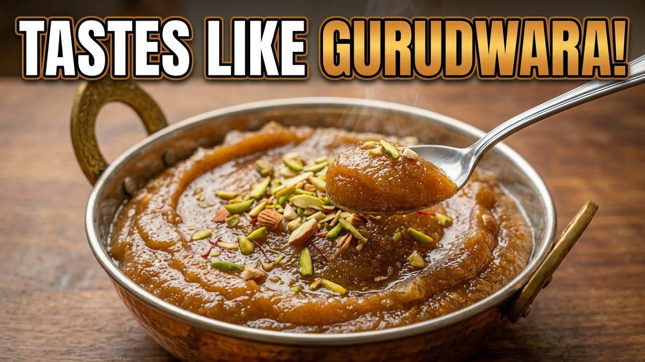How to make Aata Halwa ( Like Gurudwara Prashaad )