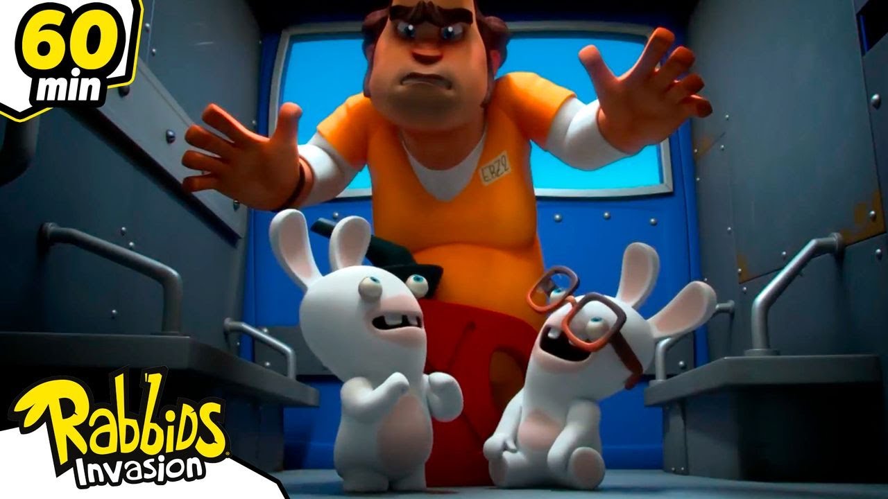 ¡Los Rabbids se escapan! | Rabbids La Invasión | Nueva compilación 1H | Cartoon