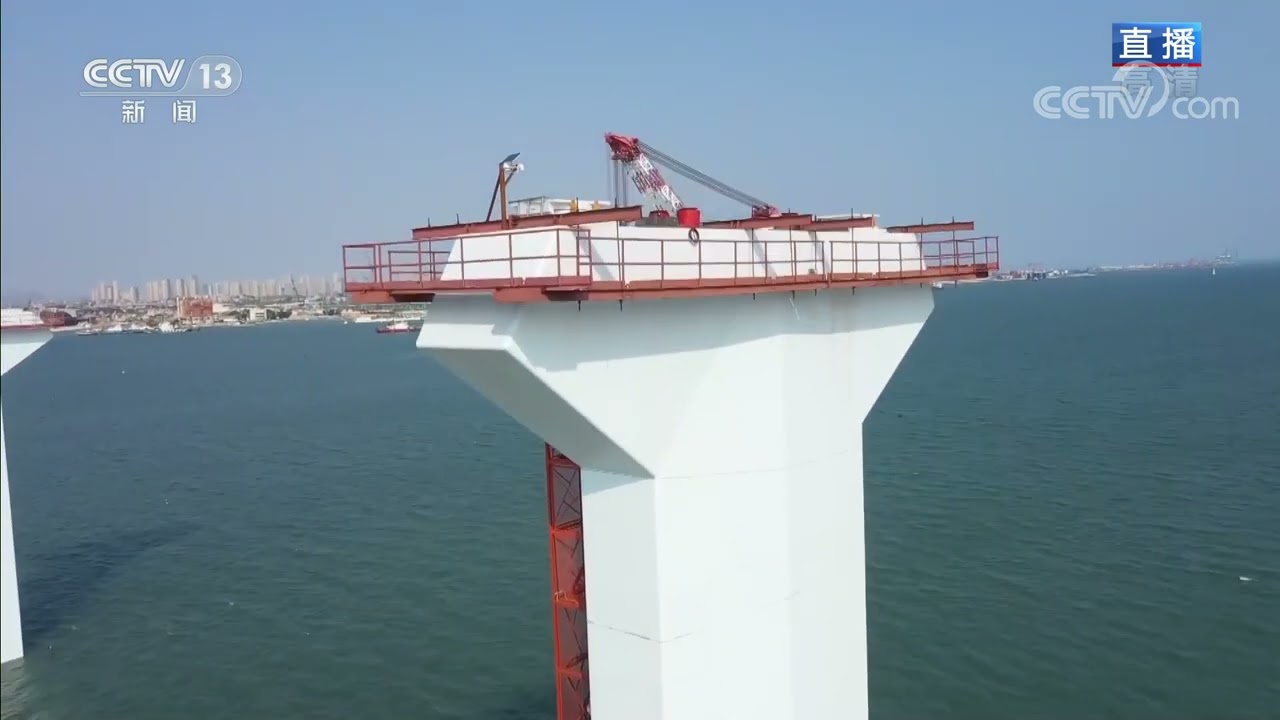 [奋斗成就梦想]福建厦门 攻克海上拼装难关 翔安跨海大桥加速建设| CCTV
