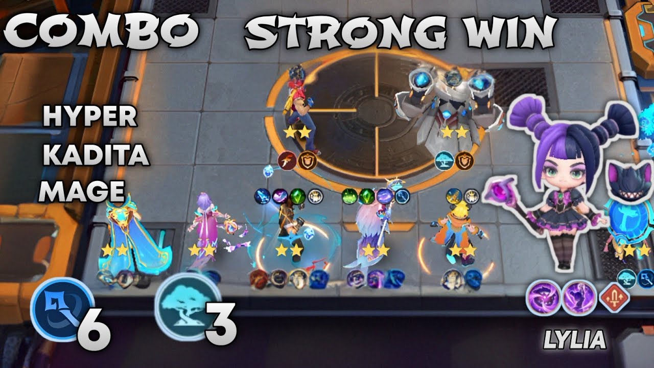 Combo Strong Win - With Commander Lylia Hyper Kadita !!| Magic Chess Go Go