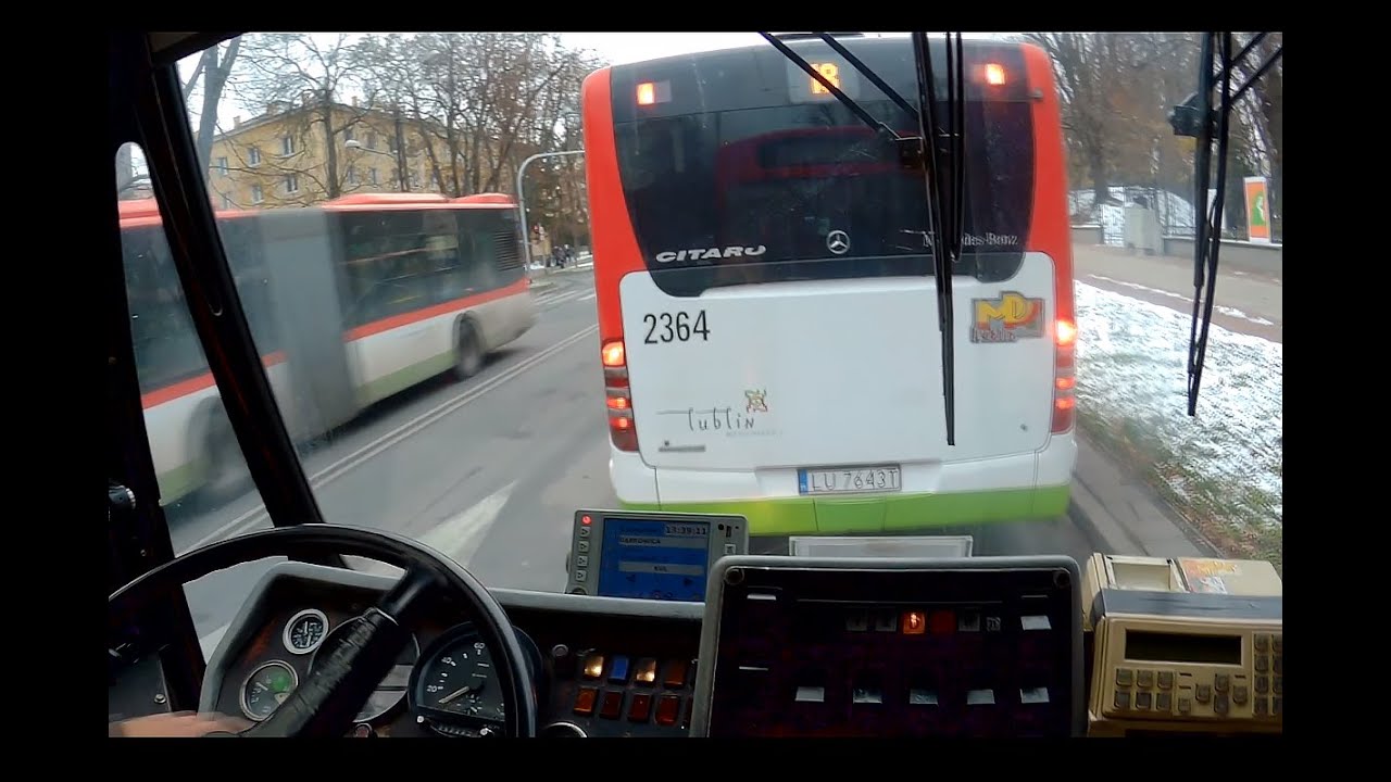 Jelcz M121M #2176 - przejazd pełną trasą lini 