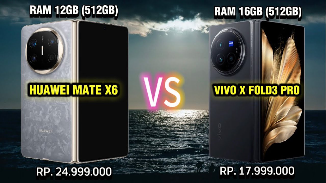 Huawei Mate X6 vs Vivo X Fold3 Pro | Perbandingan HP Lipat Tercanggih 2025 🔥