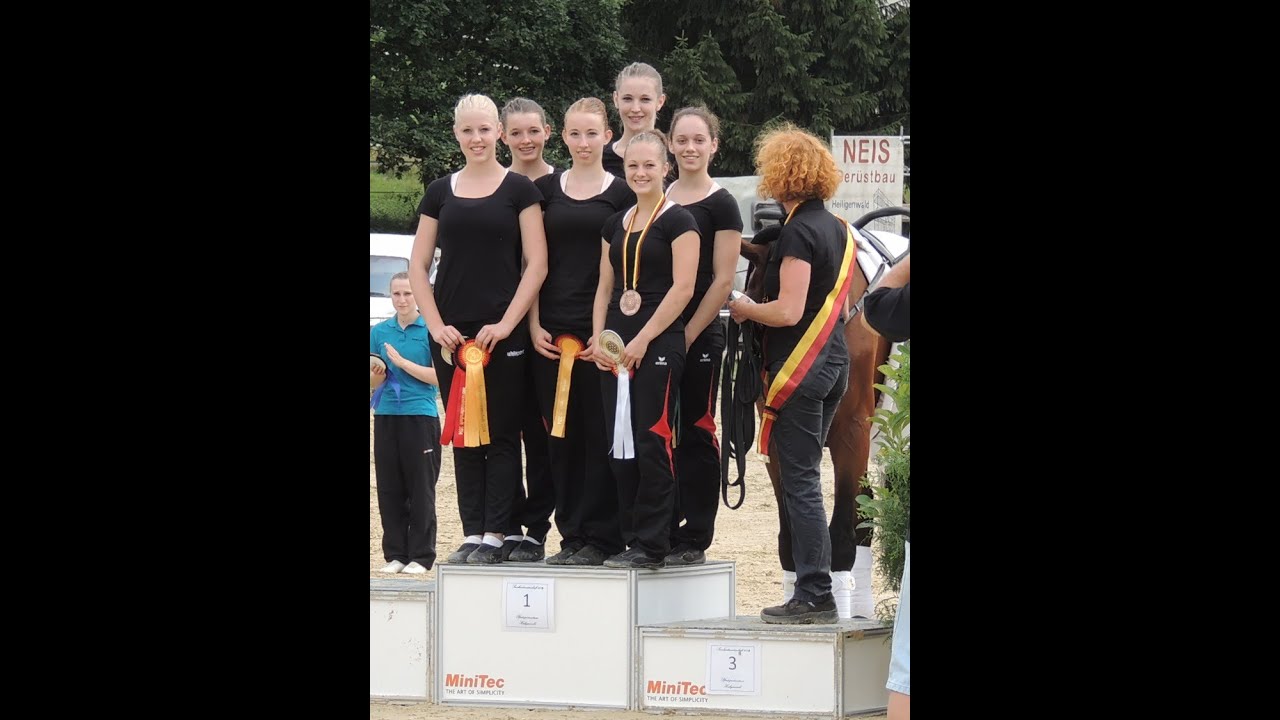 Voltigieren Wildenburg - Juniorteam - Finalkür - LM Heiligenwald