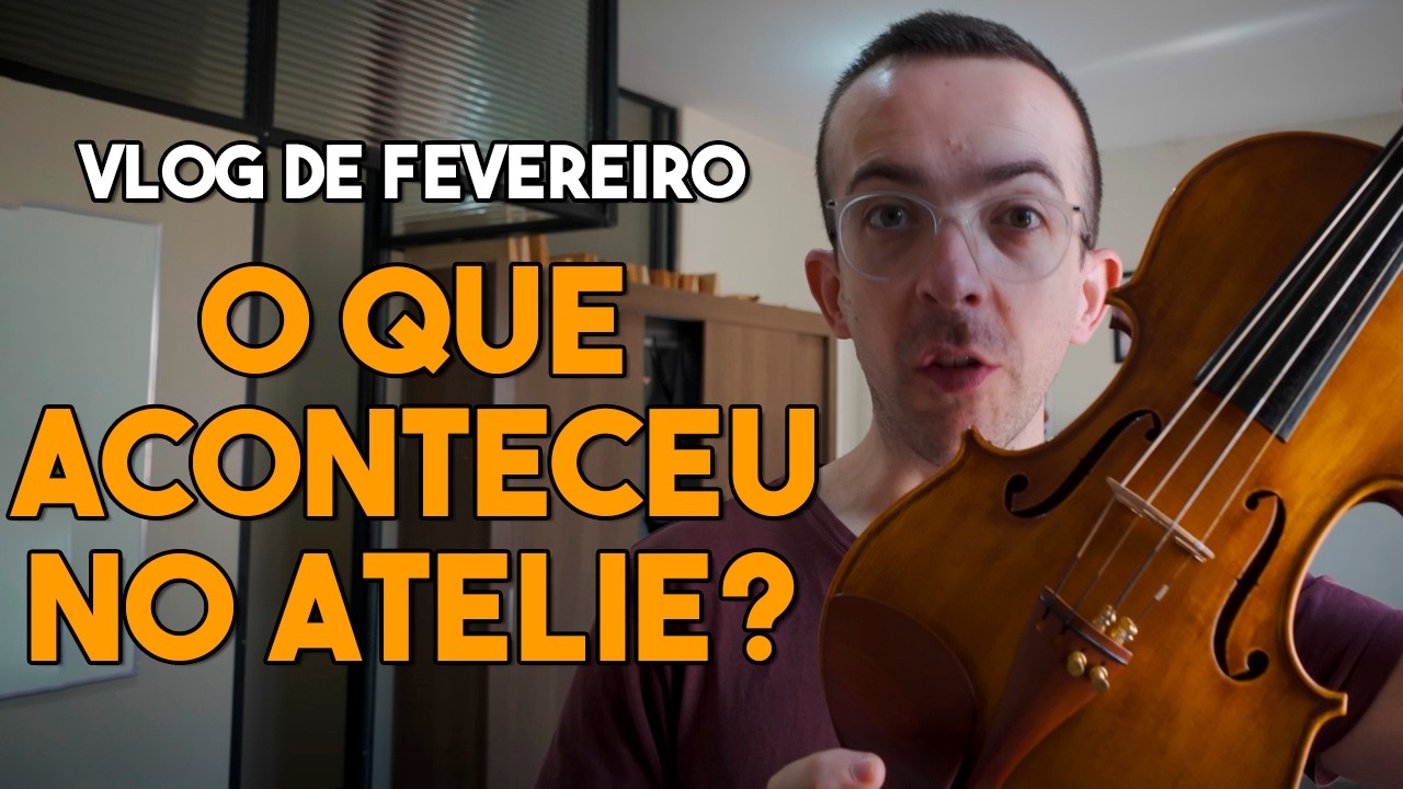 AJUSTES E CONSTRUÇÕES! TUDO EM FEVEREIRO! | LUTHIER WILLIAN VASCONCELLOS