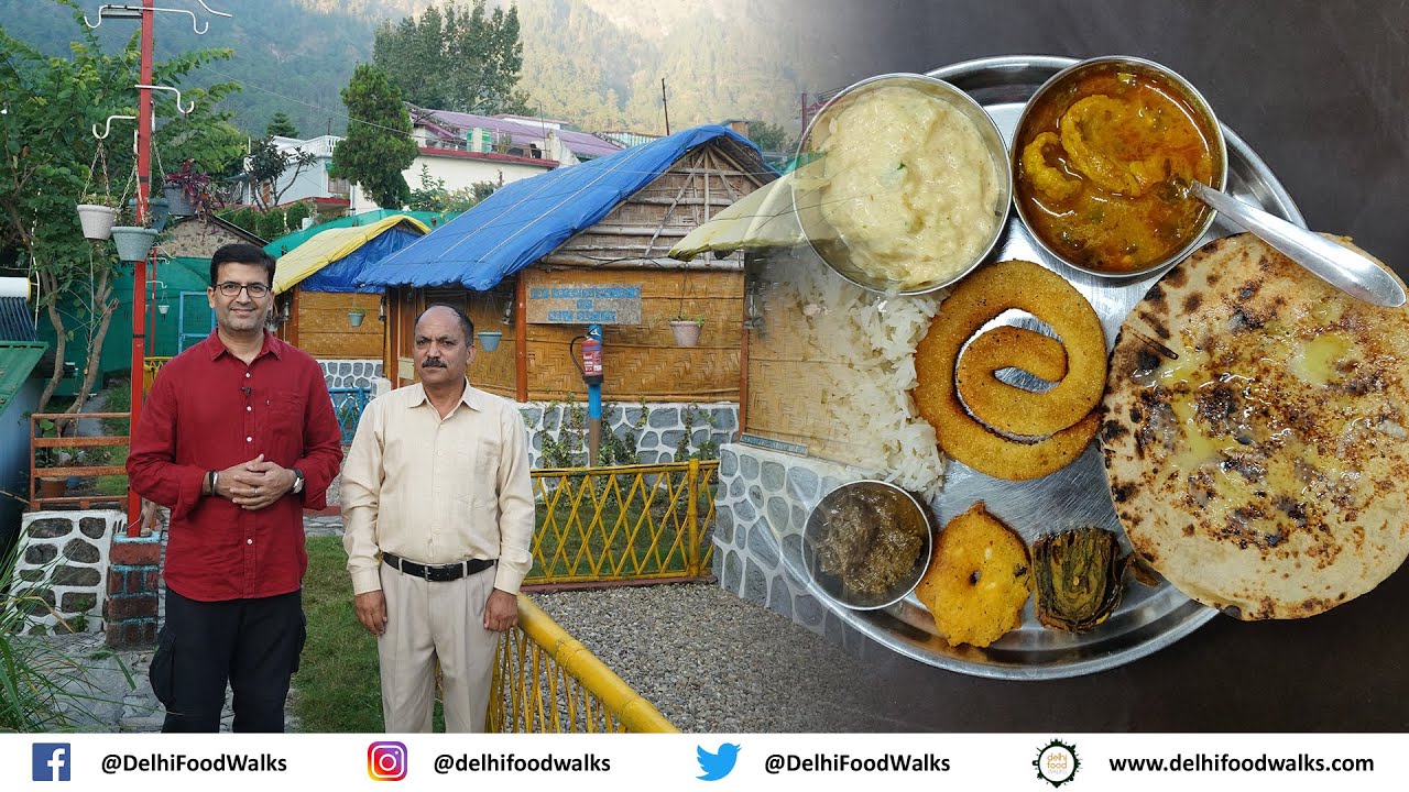 KUMAONI Traditional FOOD I BADI Bhaat + BEDU Roti + SINGHAL Ki Mithai + BHAANG ki CHUTNEY + PATODE