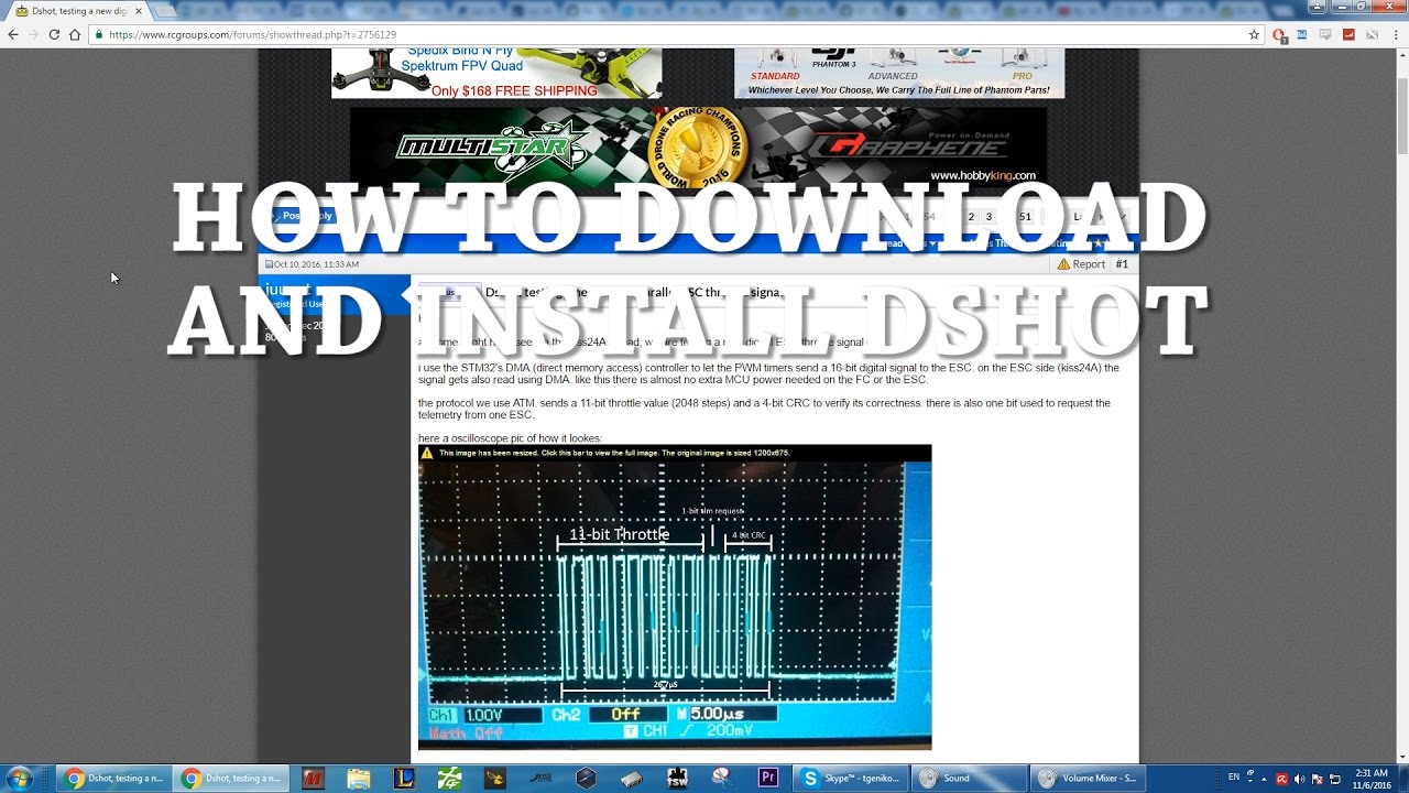 Guide: How to download & install Dshot on Kiss FC + Kiss 24A ESCs