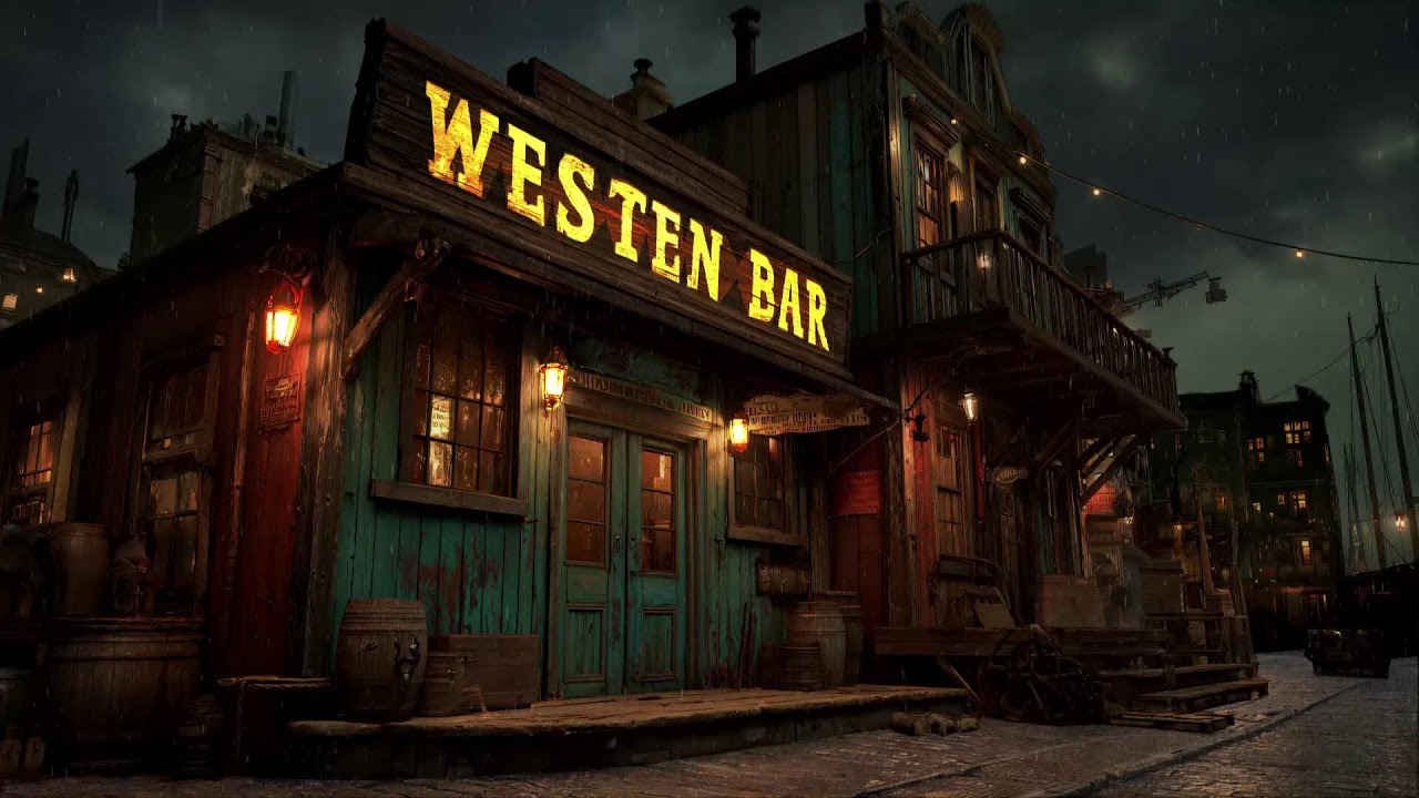 Lonely Western Bar • Rainy Night Lofi Vibes