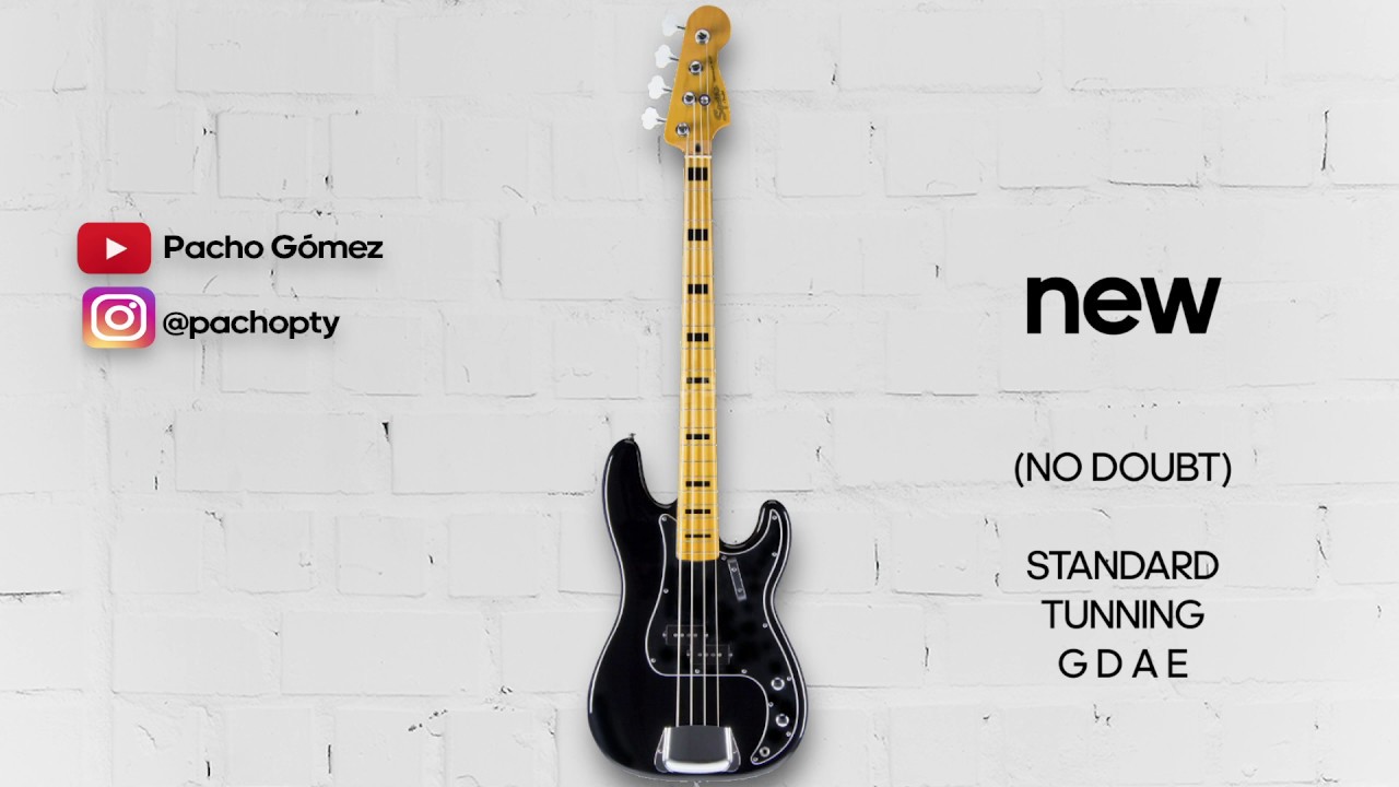 NEW - (No Doubt) - TUTORIAL DE BAJO  - BASS LINE