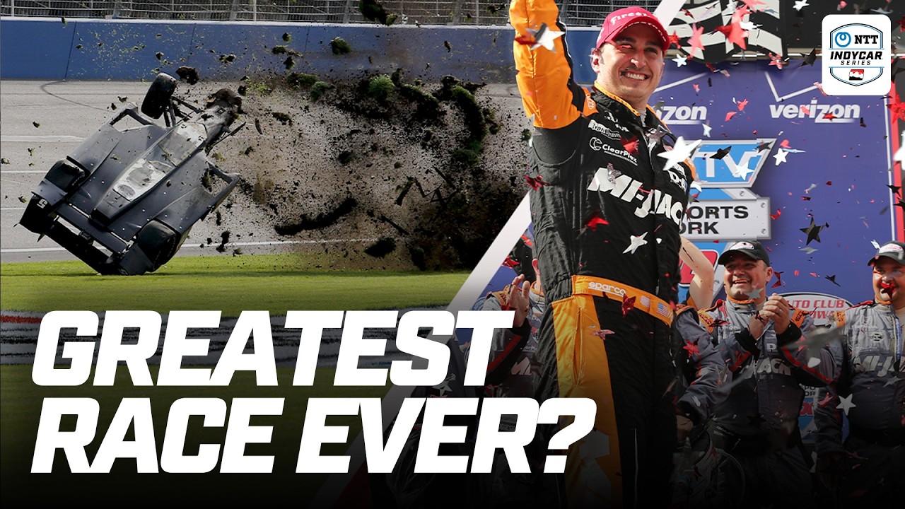 80 LEAD CHANGES! 🤯 | 2015 MAVTV 500 from Fontana | Classic INDYCAR SERIES Highlights
