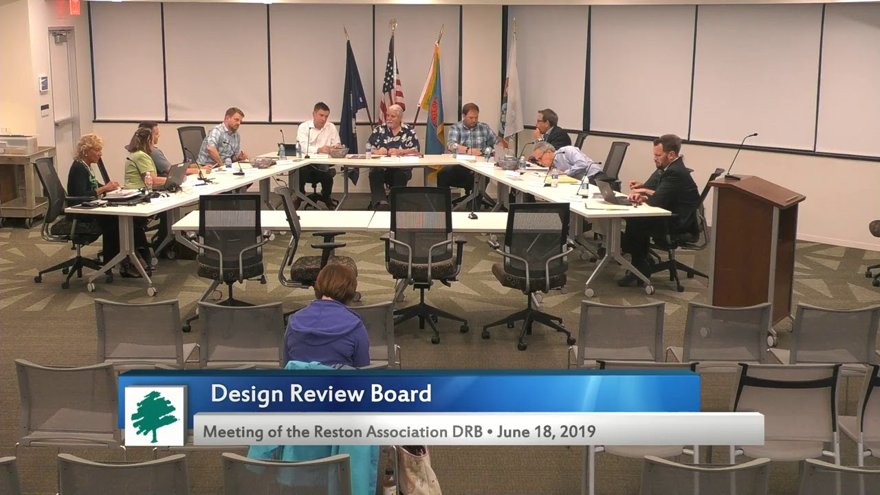 Meeting of the Reston Association Design Review Board - June 18, 2019